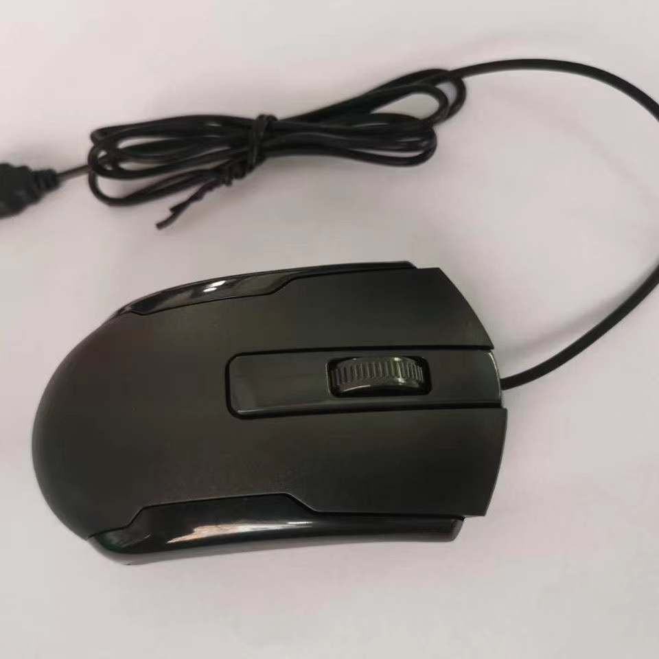 USB optical wired mouse detail image 0 for desktop and laptop use in office and home