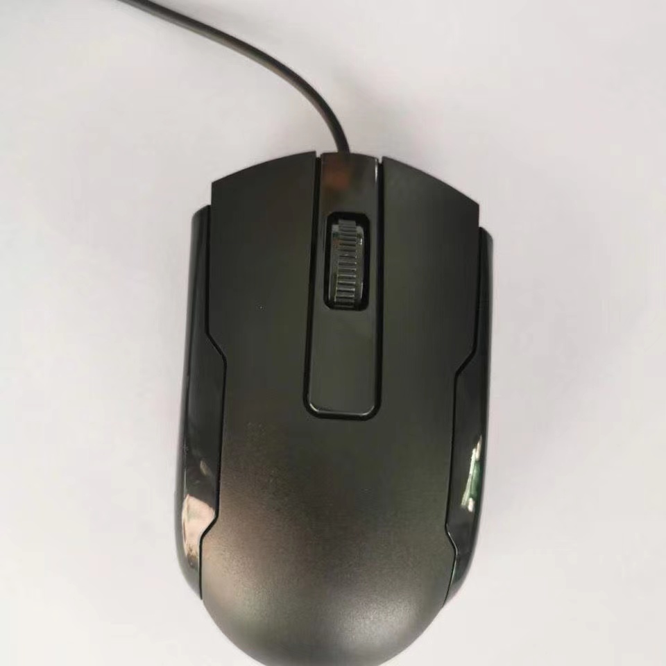 USB optical wired mouse detail image 3 for desktop and laptop use in office and home