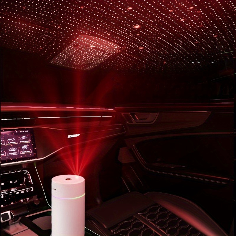 Starry Sky Projector Humidifier — In-Car Installation