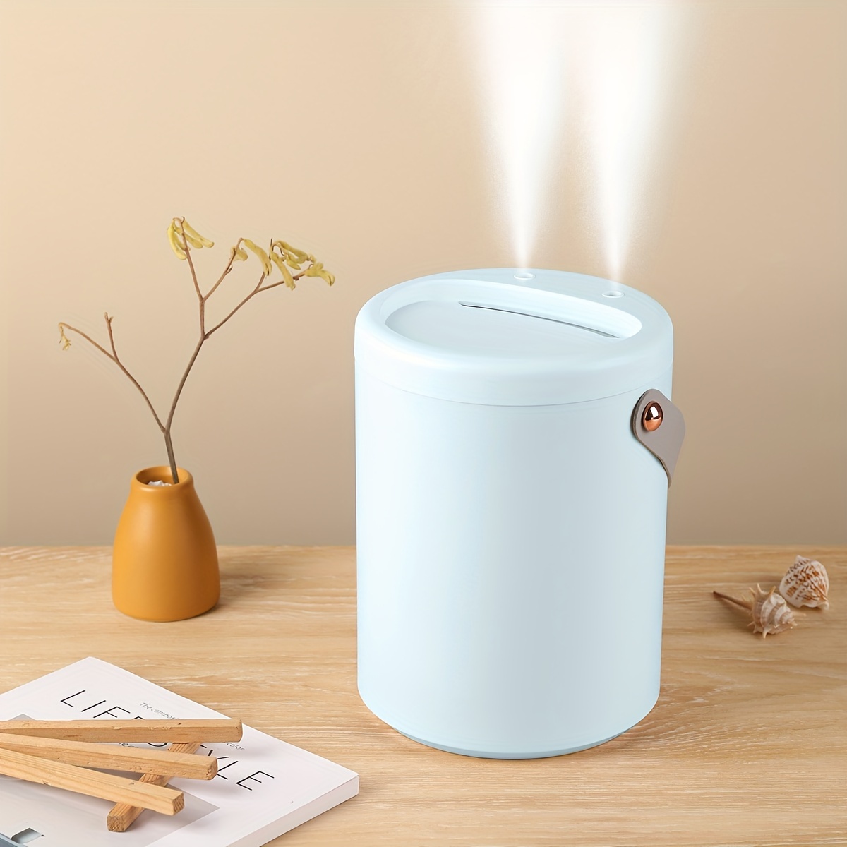 3L USB Humidifier with Night Light — Side View