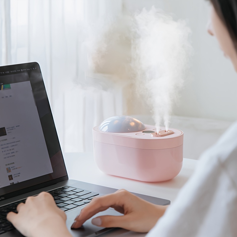 Creative starry sky projection humidifier for bedroom, office, or living room — large-capacity home humidifier detail view 2