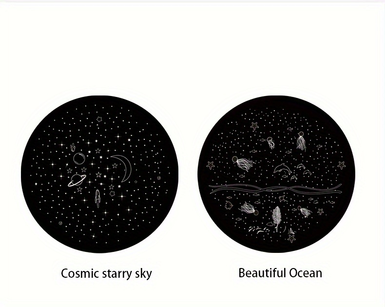 Creative starry sky projection humidifier for bedroom, office, or living room — large-capacity home humidifier detail view 5