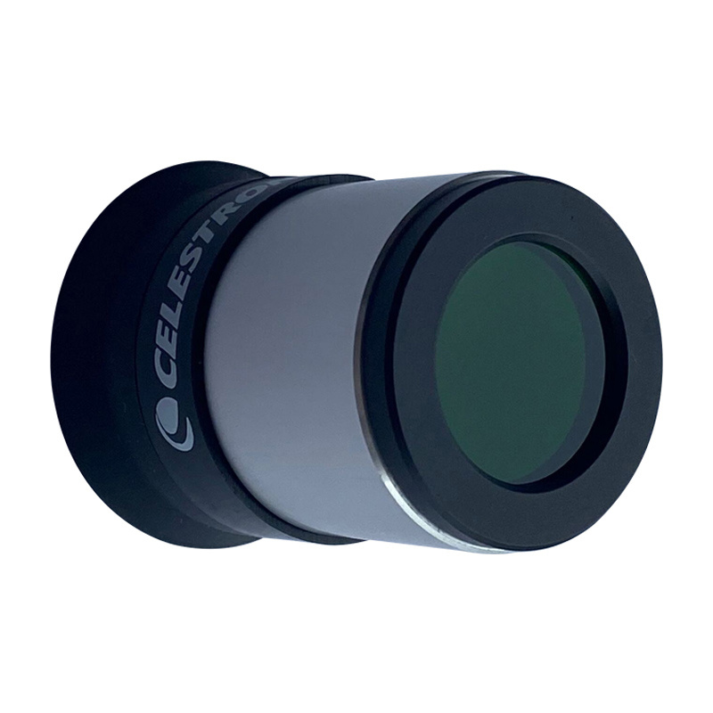 Side view of 1.25-inch moon filter: highlighting thread engagement and profile thickness