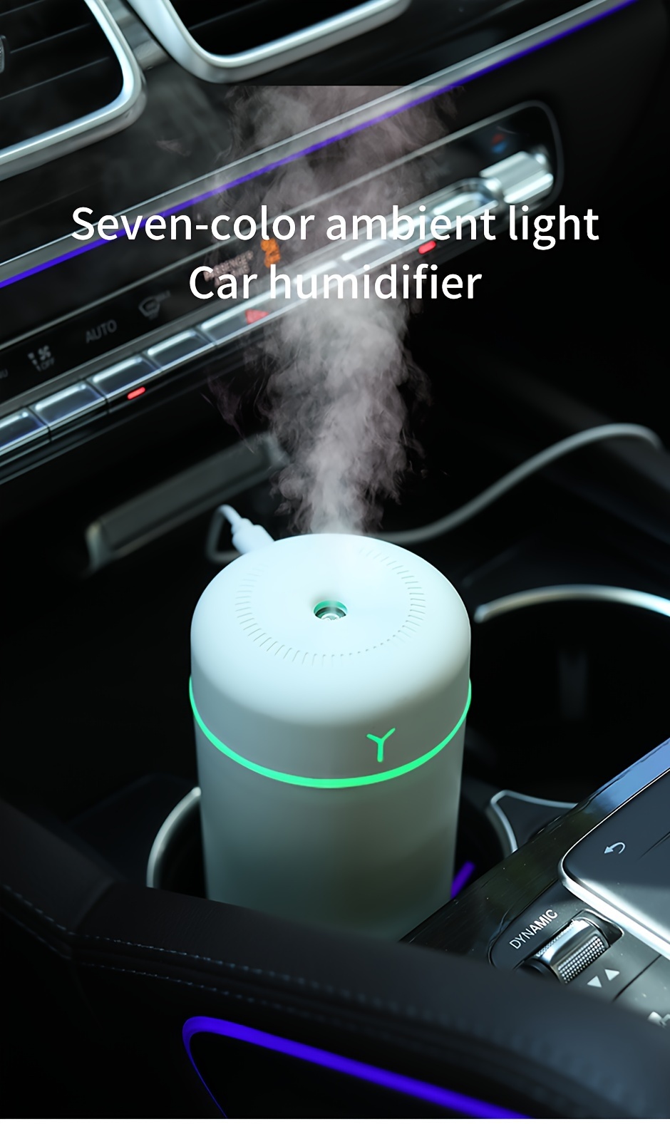 Large-capacity portable USB humidifier for home and office — front view