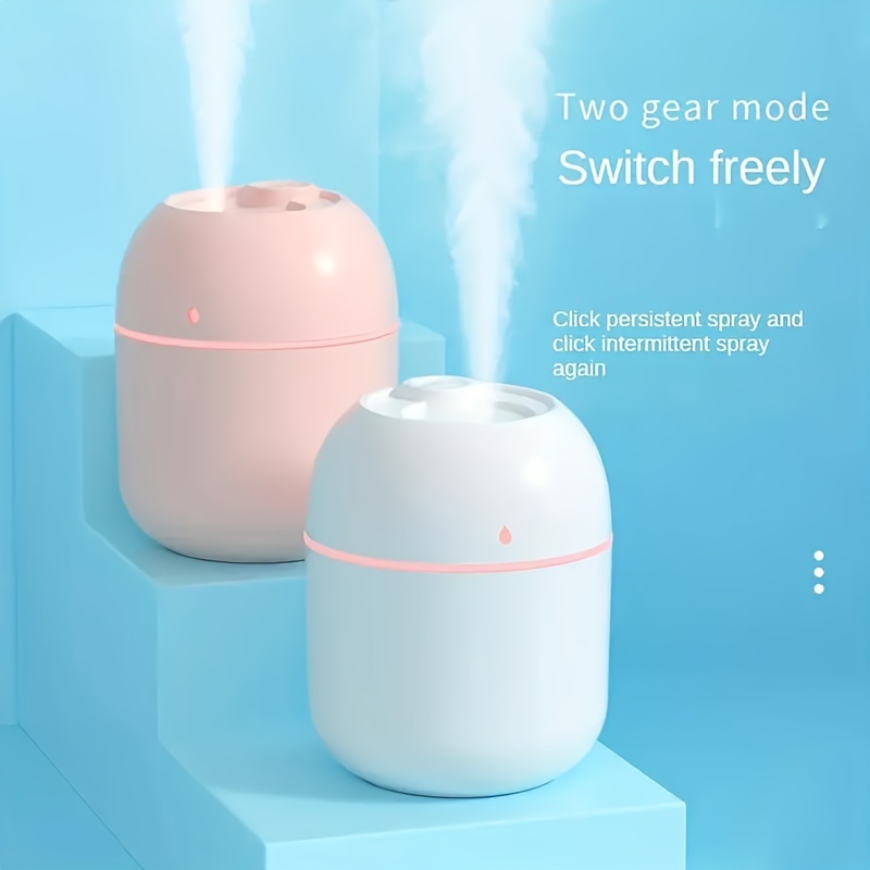 Front view of compact 7.44 oz USB car & indoor humidifier