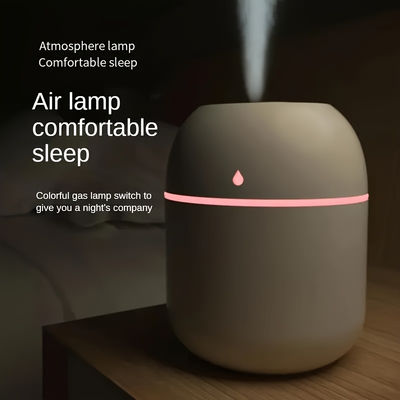 Top view of compact 7.44 oz USB car & indoor humidifier