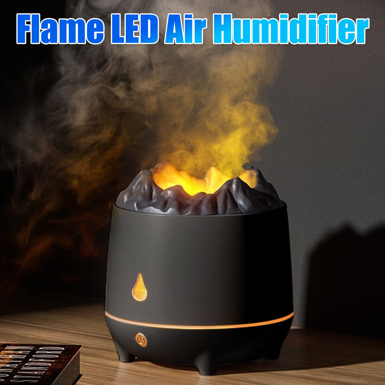 400ml Air Humidifier & Essential Oil Diffuser Mist Effect Room Decoration Detail Image 2