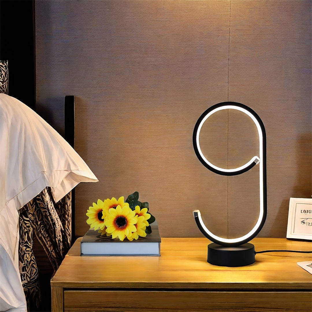 Adjustable 3-color aluminum alloy LED desk lamp — color temperature comparison (warm white / neutral white / cool white)