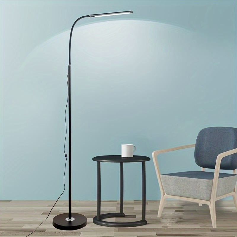 Adjustable Gooseneck LED Floor Lamp — 3 Color Temperatures, 10 Brightness Levels, USB-Powered — Product Detail Image 0