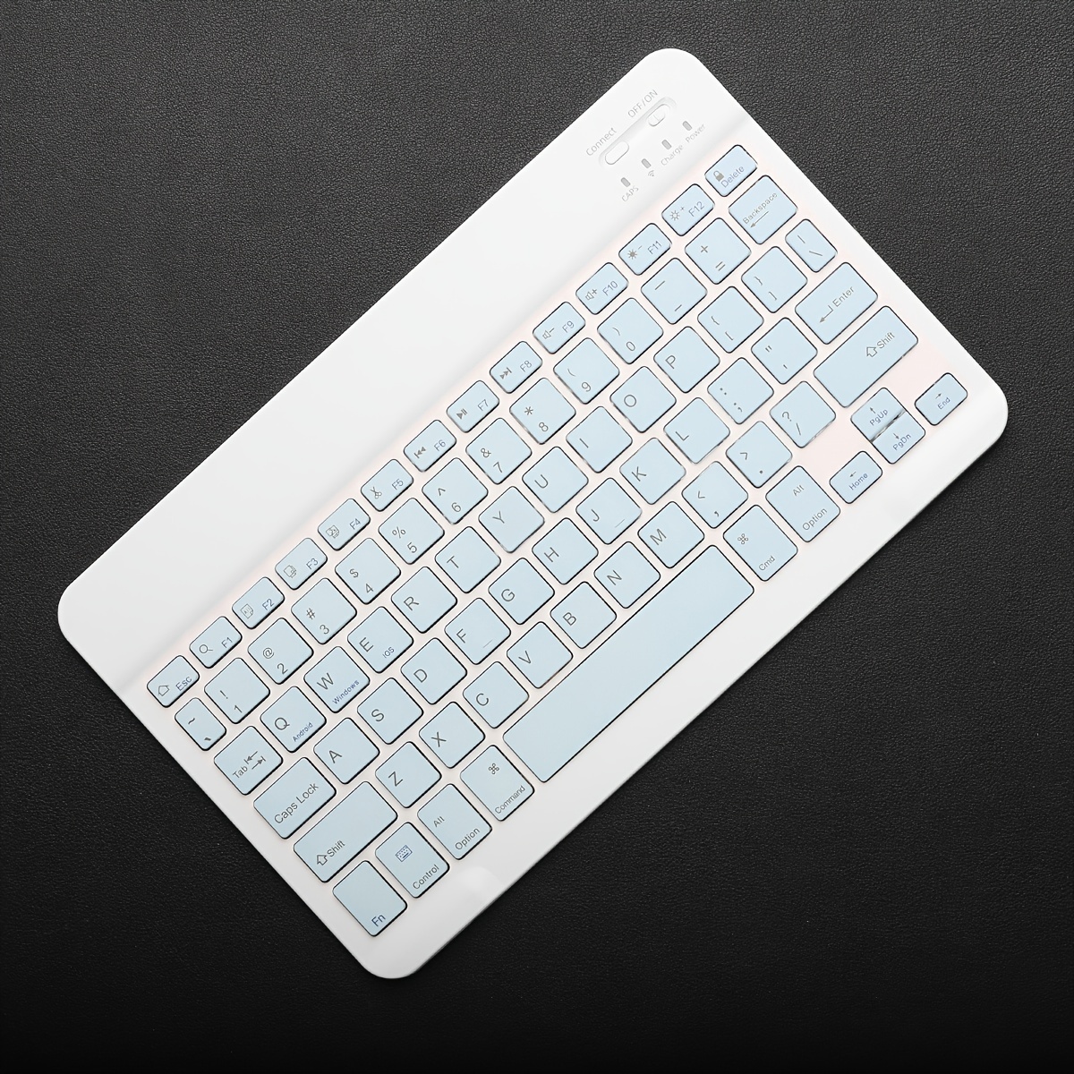 78-Key Rechargeable Ultra-Thin Wireless Keyboard for PC, Laptop, MacBook, Tablet, iPad, iOS, Android, and Windows — 1