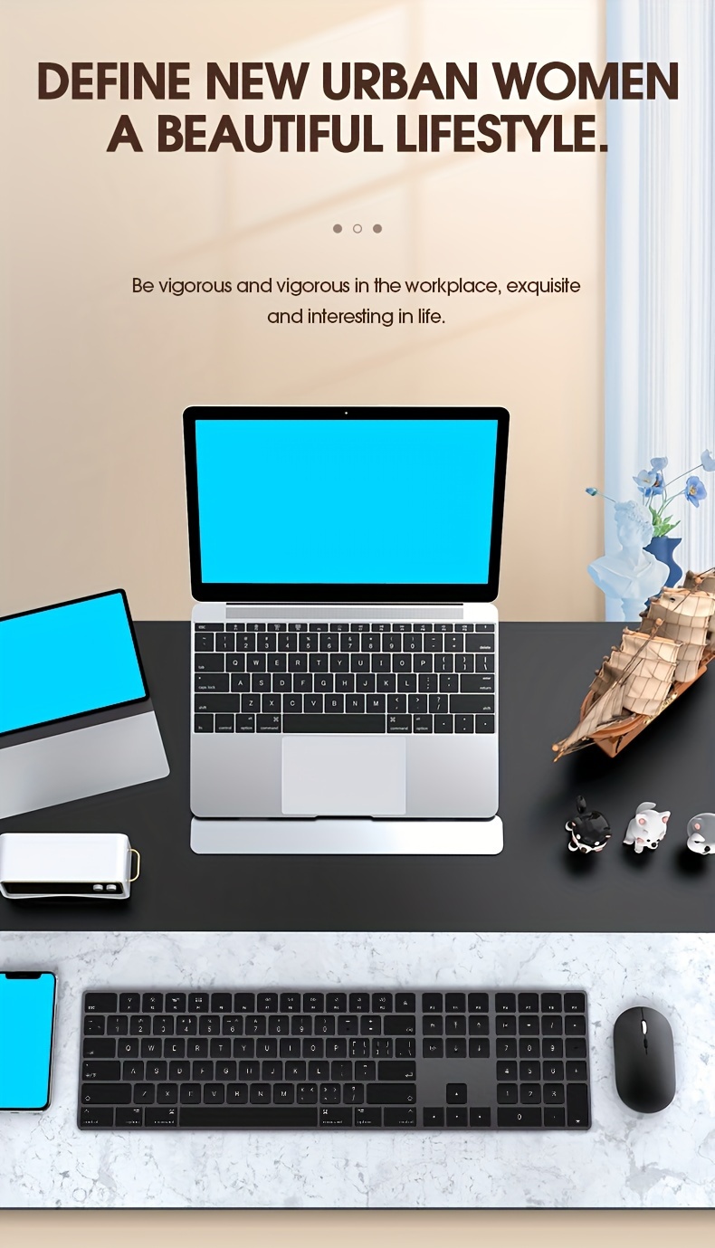 Wireless silent mouse — bottom view showing battery compartment and USB nano receiver storage slot