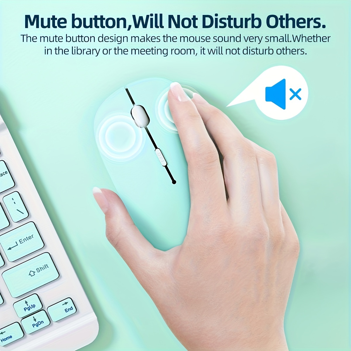 Wireless mouse for iPad, Tab, MatePad, Android & Windows tablets — Detail image 1