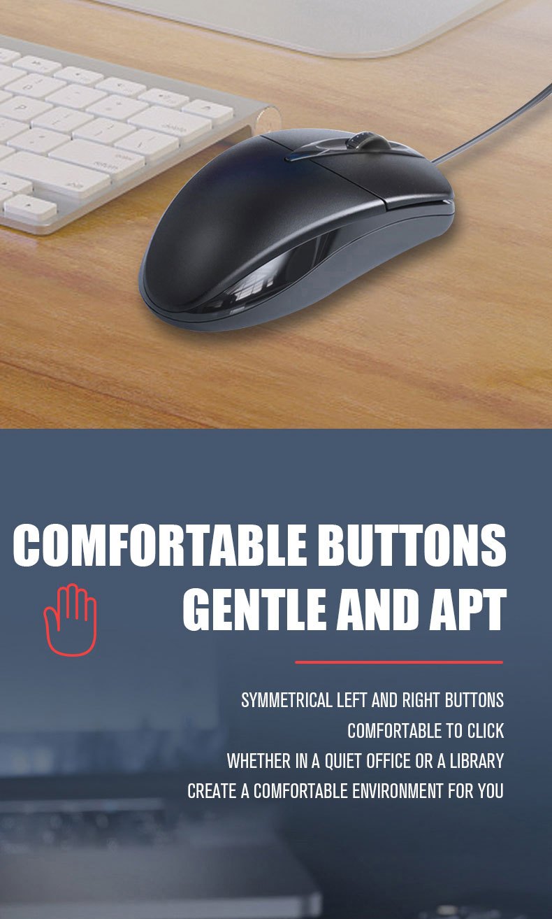 Game mouse bottom view