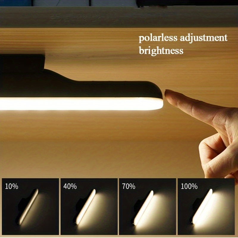 Side view of the LED reading lamp showing the 360° rotating joint and detachable lamp head