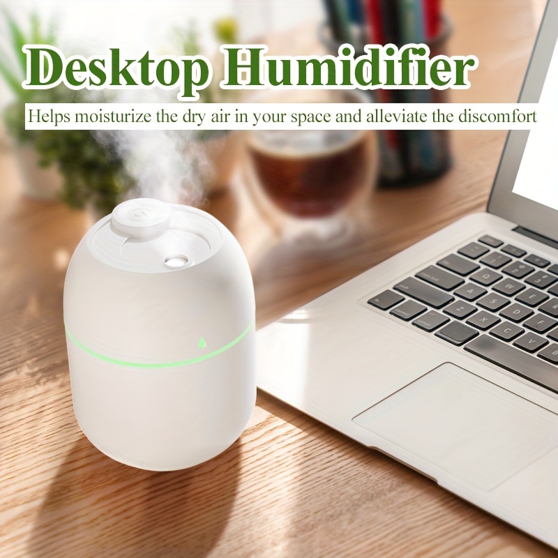 desktop humidifier portable humidifier ambient holiday gift suitable for families bedrooms living rooms office details 0