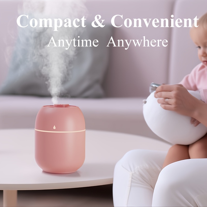 desktop humidifier portable humidifier ambient holiday gift suitable for families bedrooms living rooms office details 3