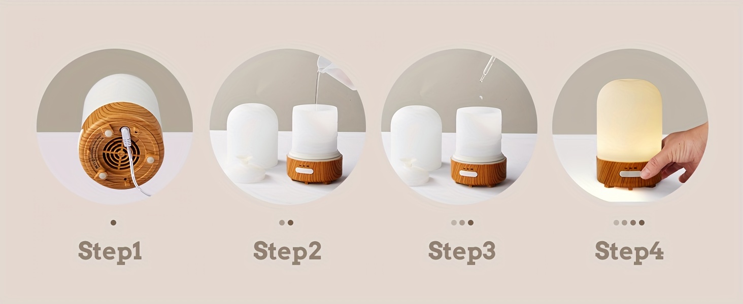 100ml glass essential oil diffuser 1pc aromatherapy humidifier with and night light timer auto off quiet mini ultrasonic aroma diffuser for home details 10