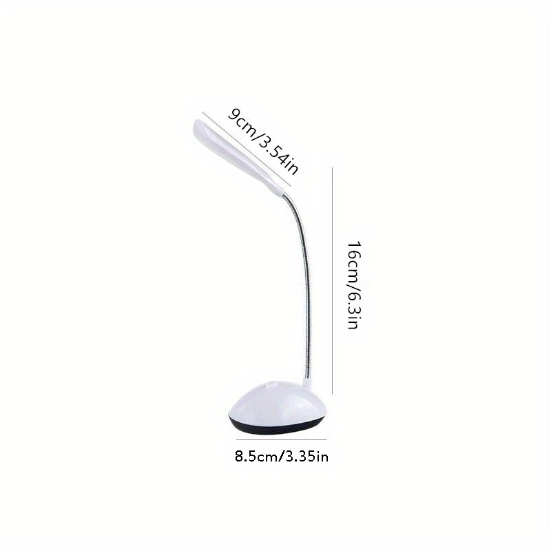 1pc led desk light table lamp reading 3xaaa battery desk lamp mini eye protection office bedroom bedside led study table details 3