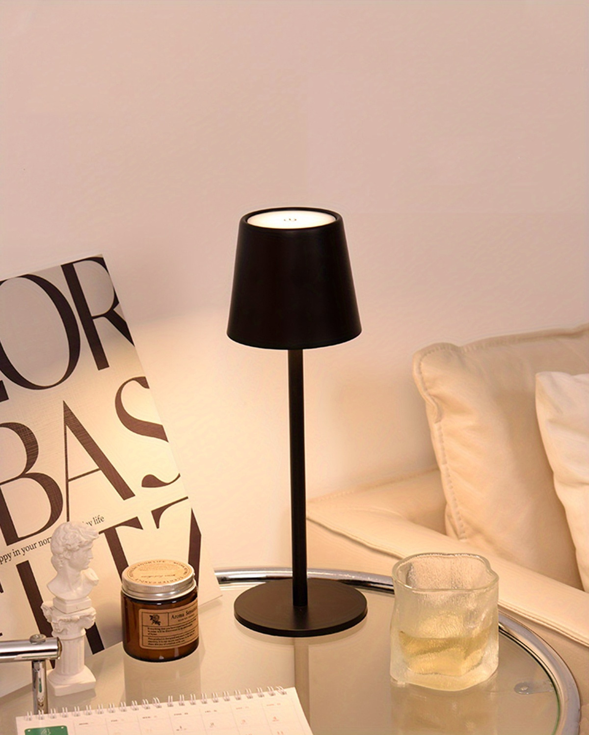 led desk lamp bar restaurant wireless table lamps study office lamp with usb charging details 0