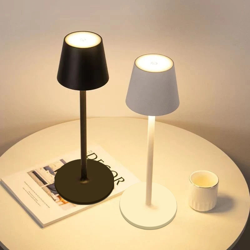 led desk lamp bar restaurant wireless table lamps study office lamp with usb charging details 4