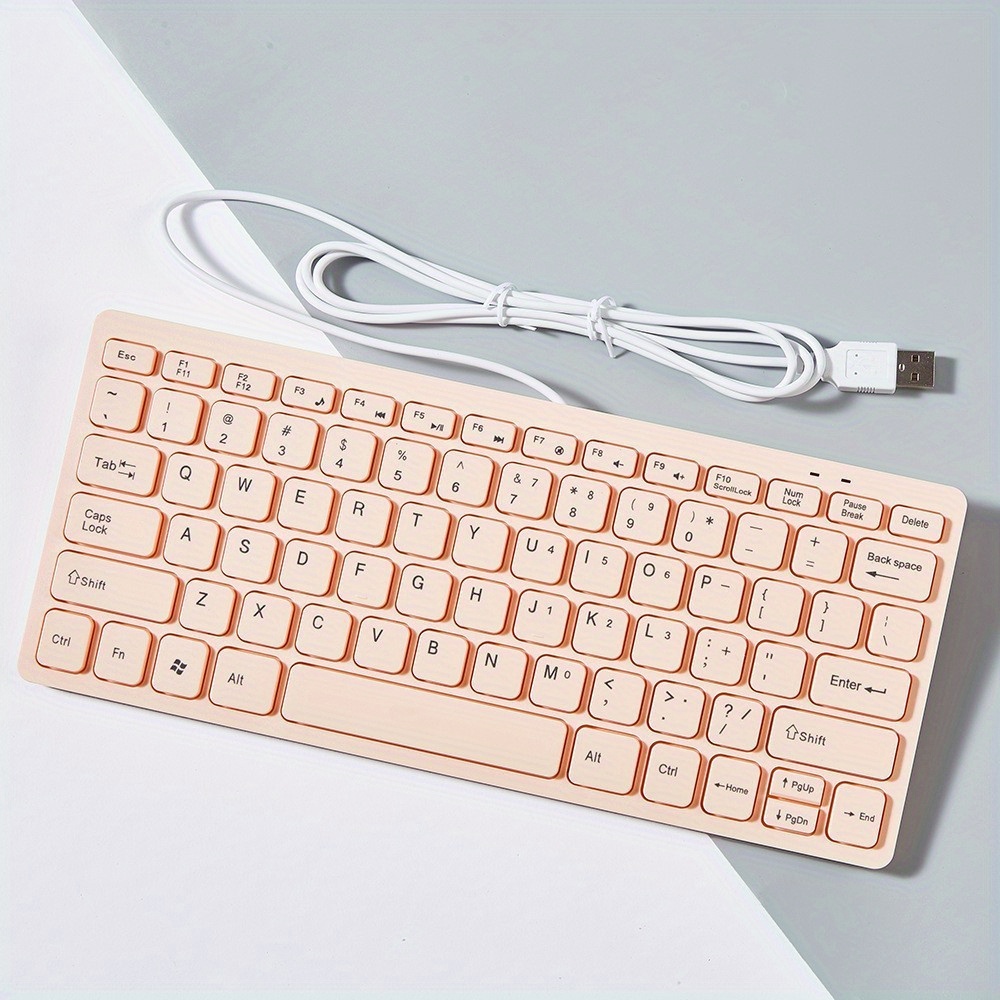 notebook computer mini keyboard with wired usb resembling a chocolate keyboard details 0