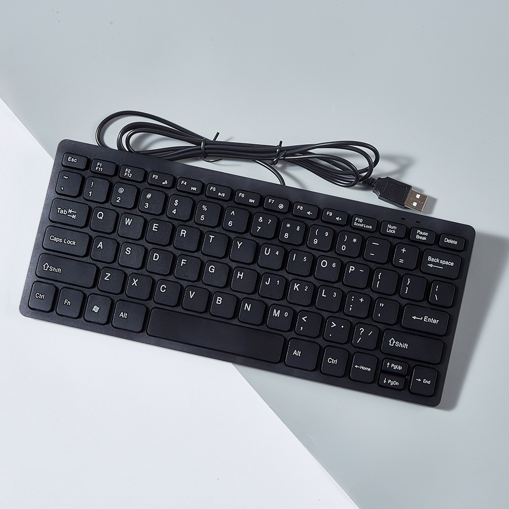 notebook computer mini keyboard with wired usb resembling a chocolate keyboard details 1