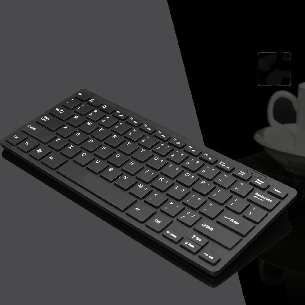 notebook computer mini keyboard with wired usb resembling a chocolate keyboard details 3