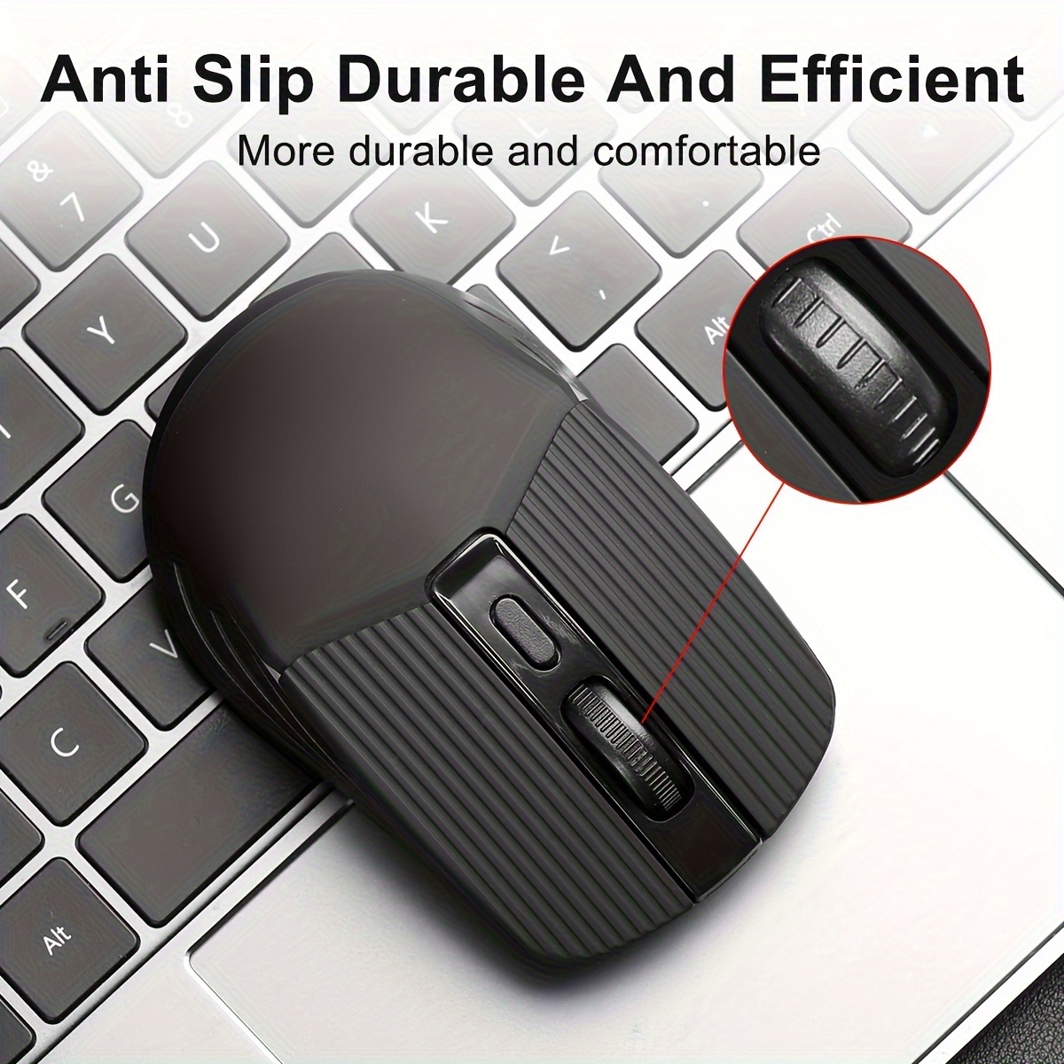 wireless mouse office laptop 4d button office mouse dpi 1200 1600 3200 ubs receiver mobile optical wireless mouse suitable for laptops tablets and desktop computers details 2