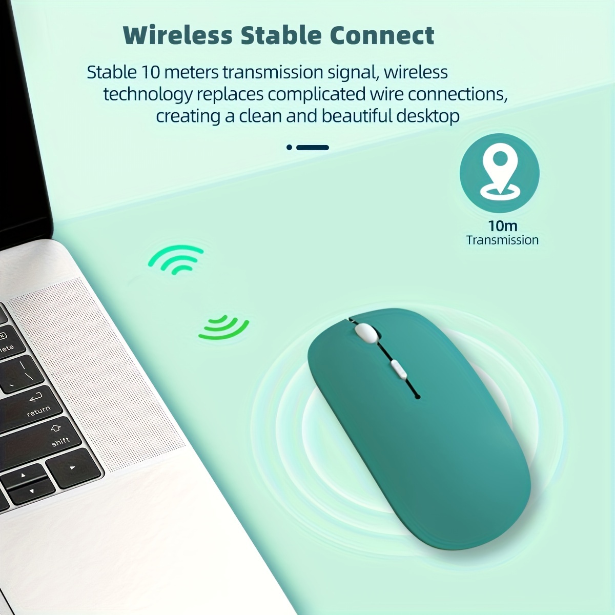 wireless mouse for ipad tab for matepad for for android windows tablet battery mouse for laptop notebook computer details 2
