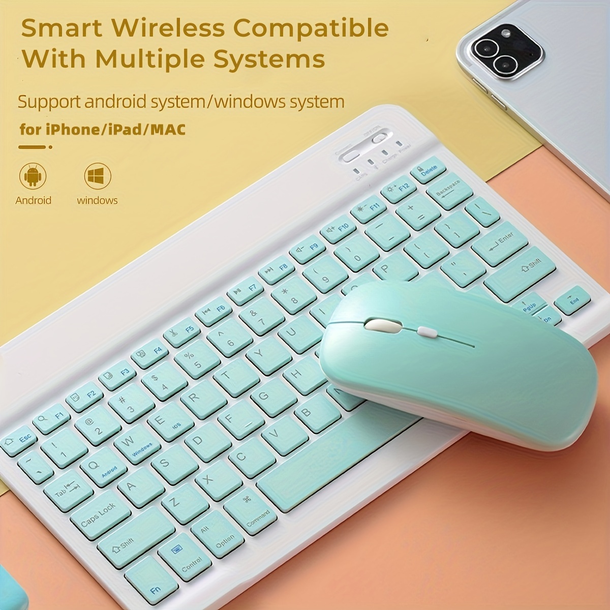 wireless mouse for ipad tab for matepad for for android windows tablet battery mouse for laptop notebook computer details 3