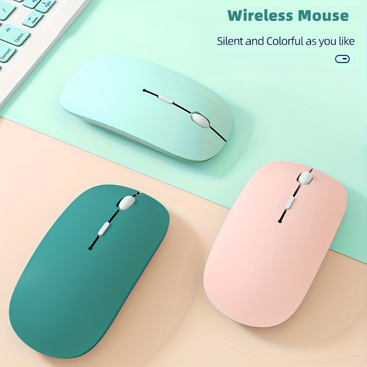 wireless mouse for ipad tab for matepad for for android windows tablet battery mouse for laptop notebook computer details 5