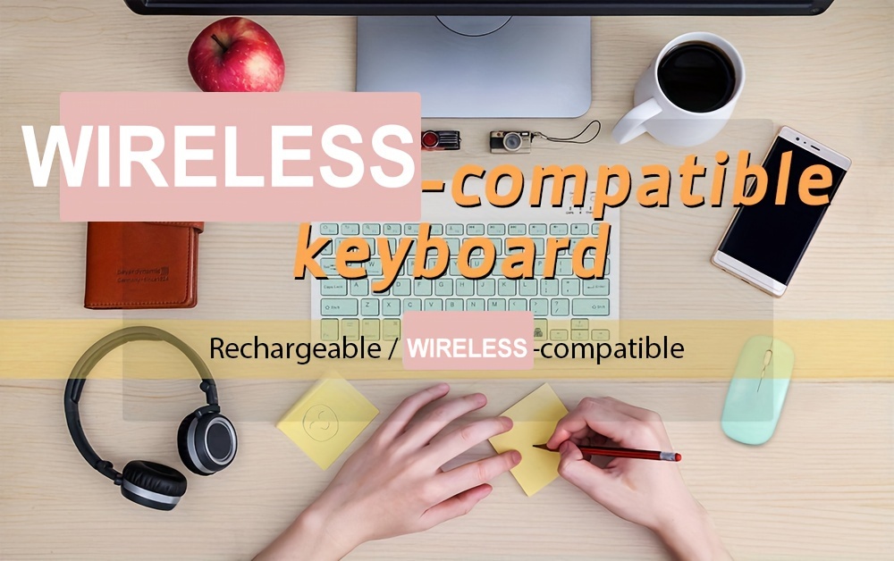 ultra slim set portable bt keyboard and mouse combo suitable for ipad tablet laptop office computer keyboard details 0